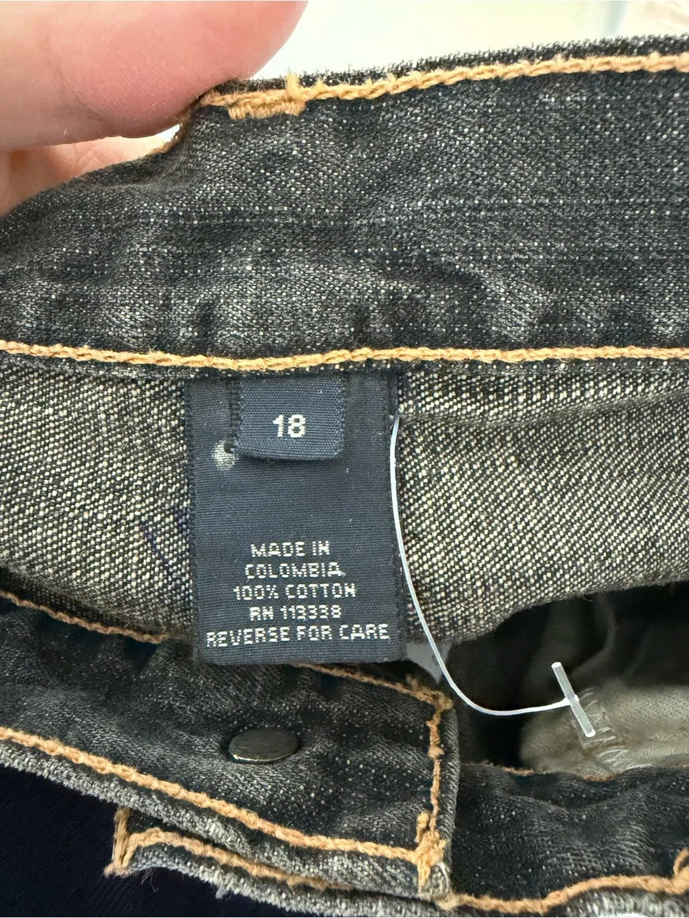 NWT Polo Ralph Lauren Mercer Jeans in Washed Black Youth size 18